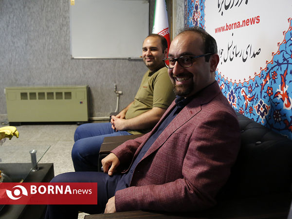 حضور حجت نظری در خبرگزاری برنا