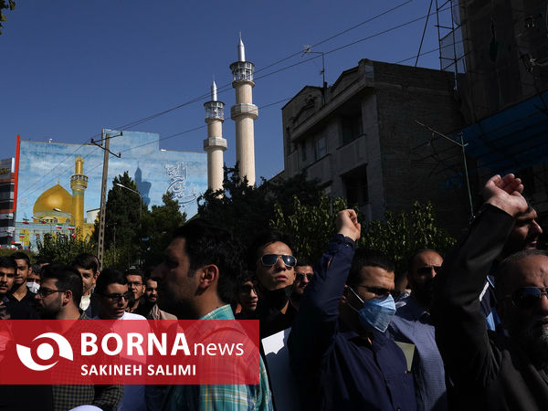 تشییع پیکر طلبه شهید آرمان علی‌وردی
