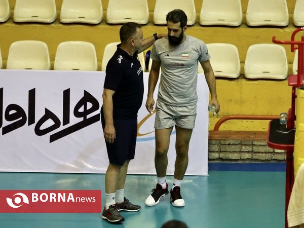 تمرین تیم ملی والیبال