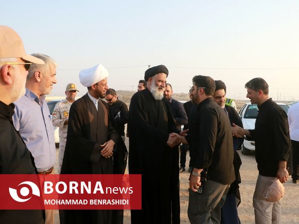 مانور آغاز عملیات خدمات رسانی به زوار اربعین در شلمچه
