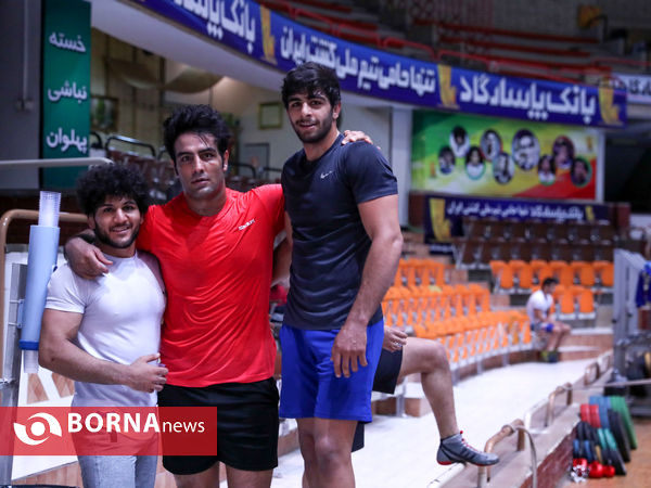 تمرین تیم ملی کشتی فرنگی