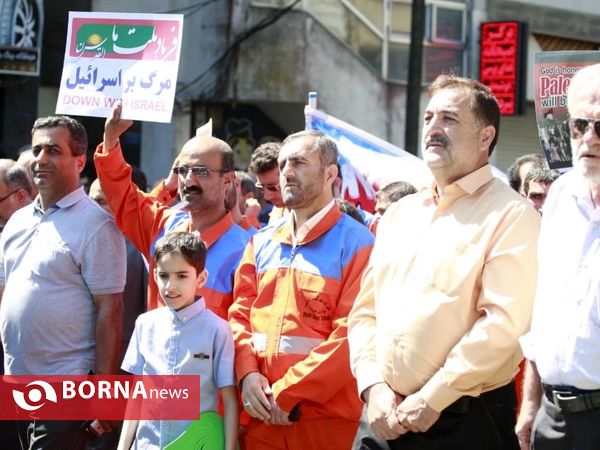 راهپیمایی روز قدس در رشت