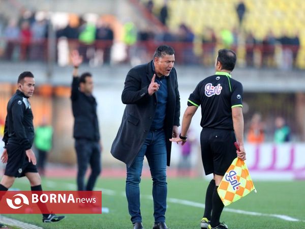 دیدار فوتبال تیم های سپیدرود رشت- سایپا تهران