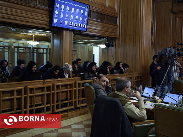 جلسه شورای شهر با حضور شهردار تهران