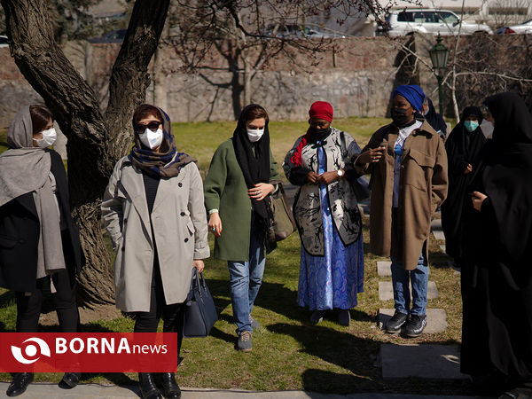 روز  درختکاری با حضور همسران سفرای کشورهای خارجی