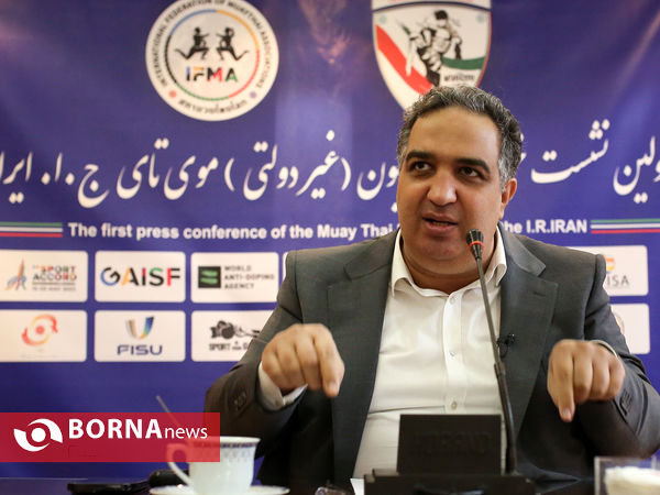 نشست خبری رییس فدراسیون موی تای