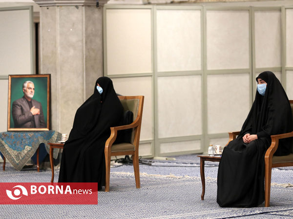 دیدار دست‌اندرکاران مراسم سالگرد شهید سلیمانی با رهبر انقلاب اسلامی