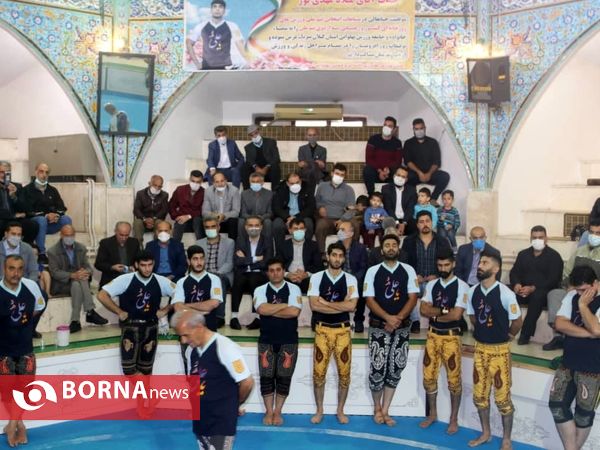 تجلیل از ملی پوش رشته ورزشهای پهلوانی و زورخانه ای _ شهرستان لاهیجان
