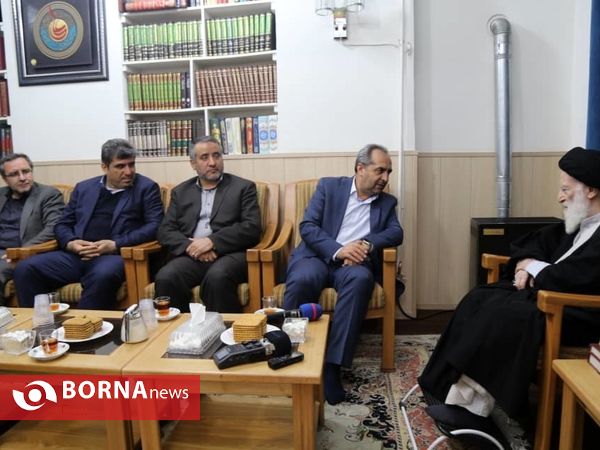 دیدار نوروزی استاندار قم با علما و مراجع عظام تقلید