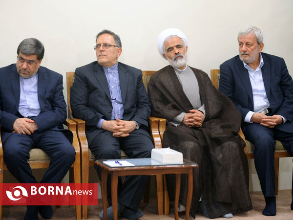 دیدار رئیس جمهور و اعضای هیأت دولت با رهبر انقلاب