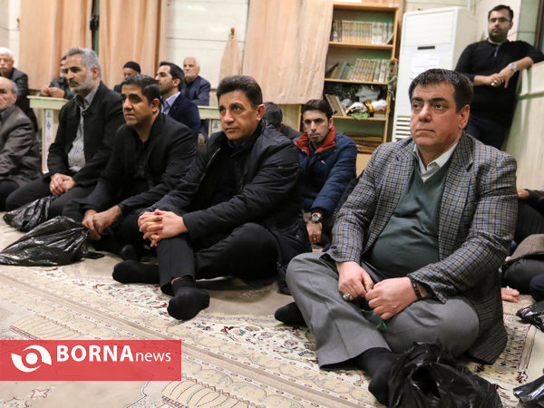 مراسم ختم پدر علیرضا دبیر