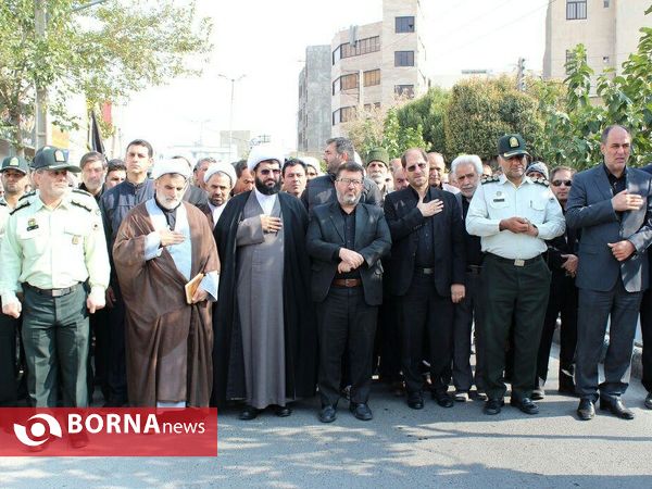 پیاده‌روی جاماندگان اربعین در شهرقدس