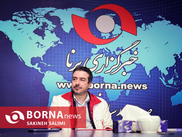 حضور پیمان نامدار معاون بهداشت، درمان و توانبخشی جمعیت هلال‌احمر