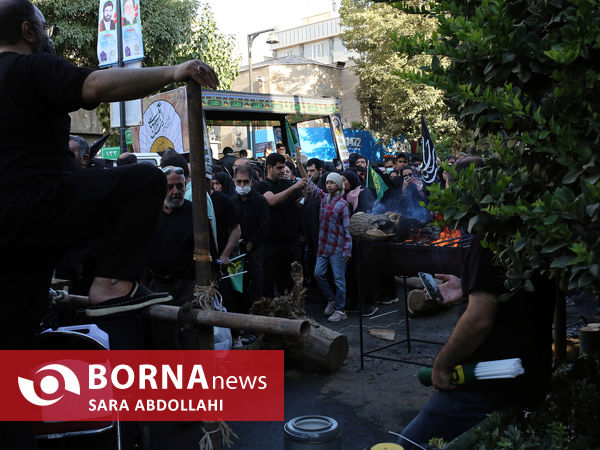 پیاده روی جاماندگان اربعین در تهران