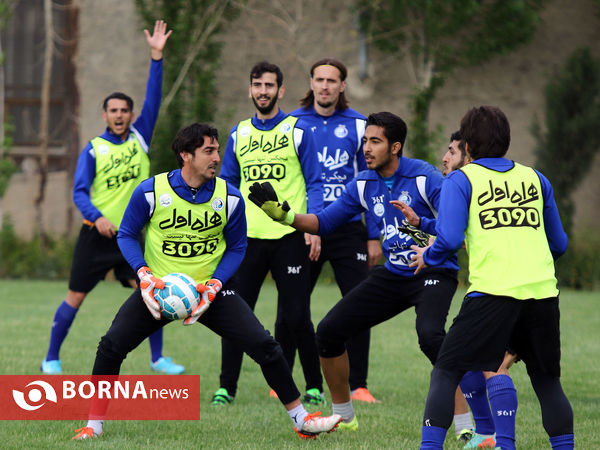 اخرین تمرین استقلال قیل دربی