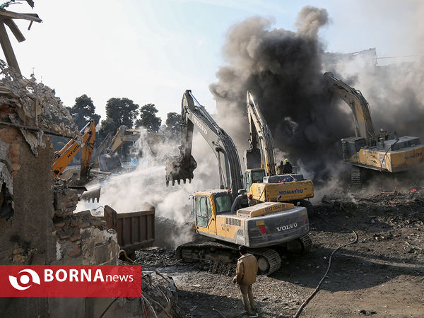 هفتمین روز حادثه پلاسکو