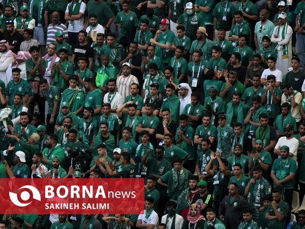 دیدار تیم های فوتبال عربستان و آرژانتین