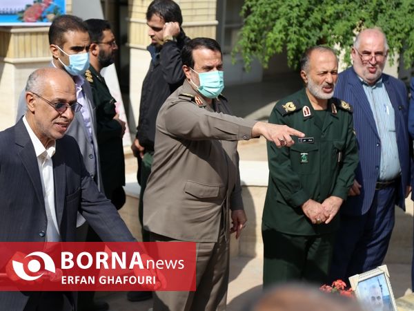 عطرافشانی یادمان شهدای گمنام ساری در هفته پارالمپیک