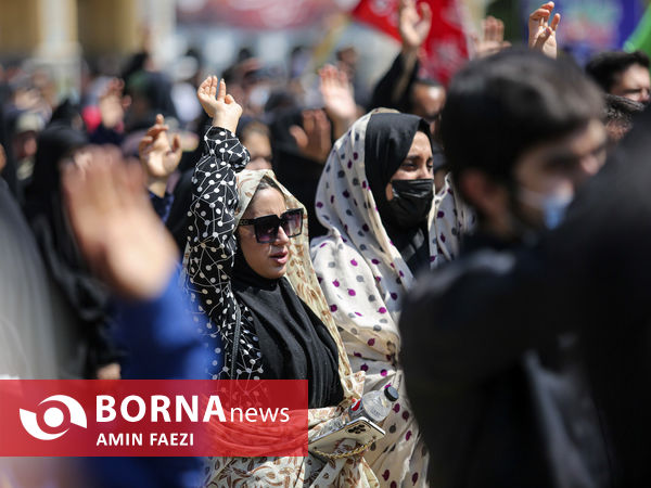 پیاده روی جاماندگان اربعین حسینی در شیراز