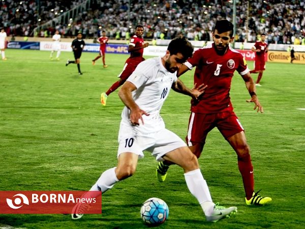 دیدار تیم های ایران - قطر