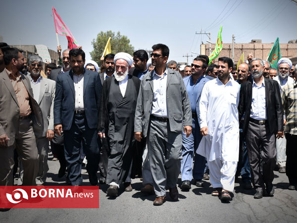 راهپیمایی روز جهانی قدس در زاهدان