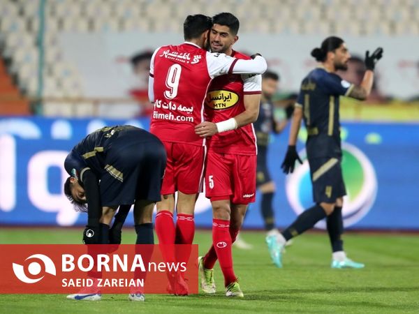 دیدار تیم های پرسپولیس تهران - نساجی مازندران