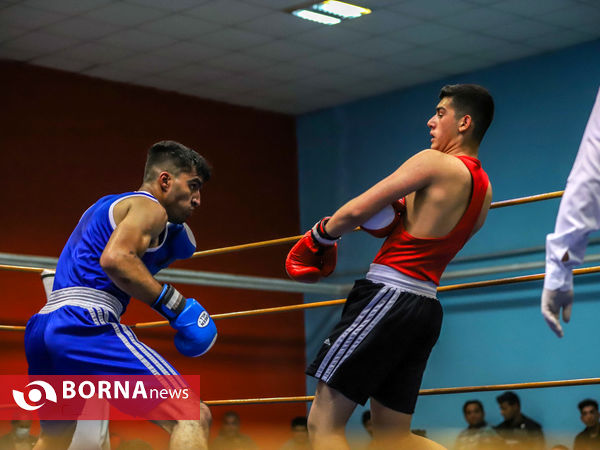 مسابقات بوکس قهرمانی بزرگسالان استان مرکزی