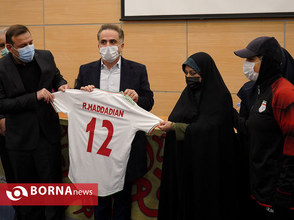 بازدید معاون رئیس جمهوری از اردوی تیم ملی فوتبال