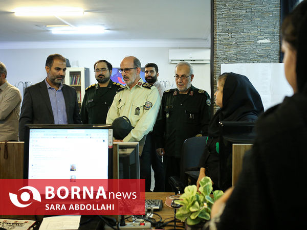 حضور فرمانده قرارگاه مرکزی مهارت آموزی نیروهای مسلح در خبرگزاری برنا