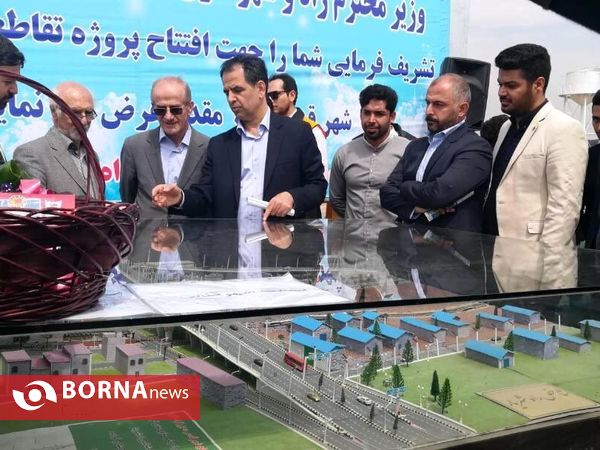 افتتاح پل ورودی غیر همسطح شهرستان قدس