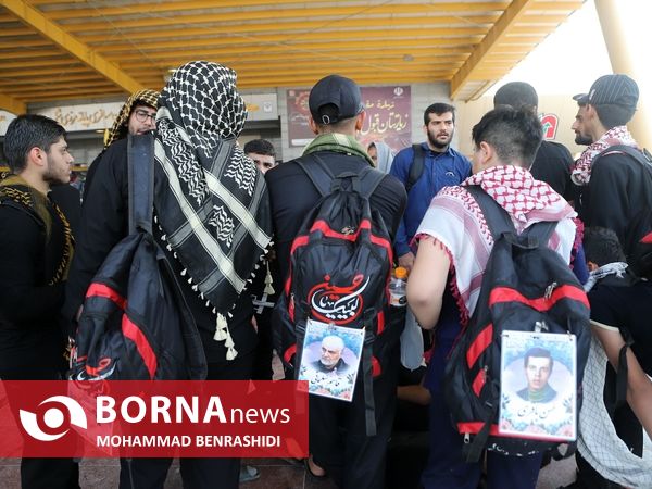 دلدادگان حسینی مرز شلمچه