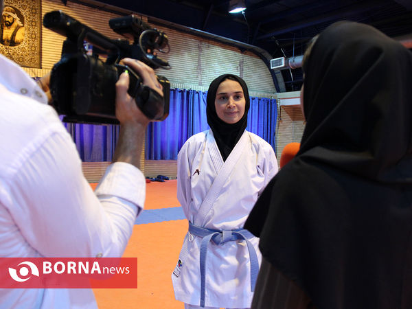 تمرین تیم ملی کاراته بانوان