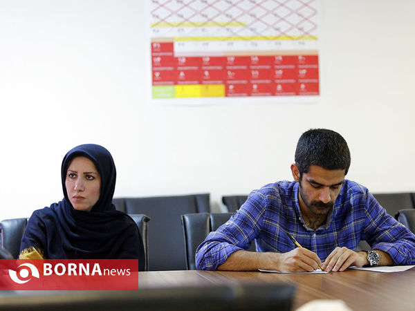 نشست خبری دکتر مصطفی معین