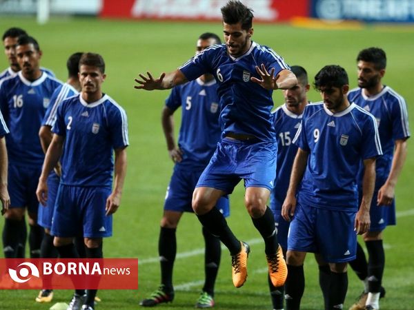 آخرین تمرین تیم ملی پیش از دیدار با کره جنوبی
