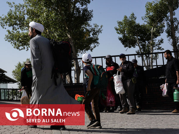 صعود بر بلندای تهران با پرچم سیدالشهدا