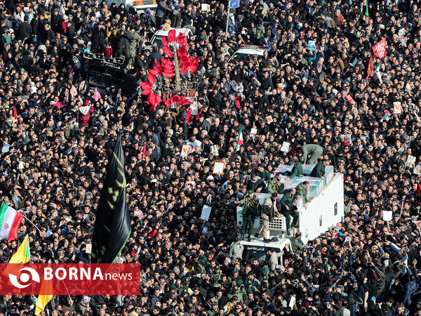 تشییع پیکر سردار شهید حاج قاسم سلیمانی در تهران
