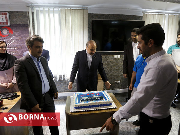 حضور وزیر ورزش و جوانان در خبرگزاری برنا