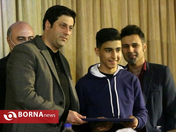 تجلیل از کمیل نیک نژاد قهرمان گیلانی تنیس جهان در لاهیجان