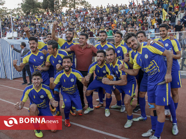 مسابقه فوتبال فجر سپاسی شیراز و قشقایی شیراز در ليگ دسته یک