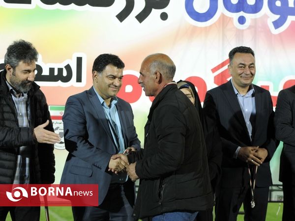 جشن قهرمانی فینال لیگ بزرگسالان هیات فوتبال شهرستان قدس
