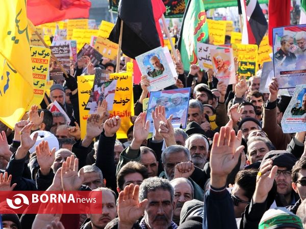 حماسه حضور مردم همدان برای سردار دلها