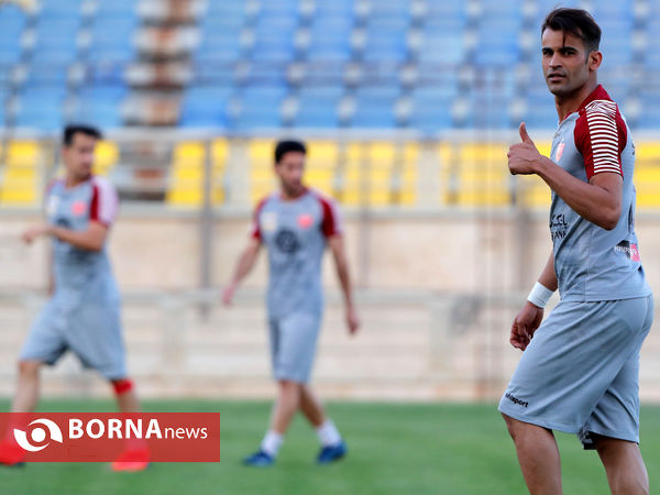تمرین تیم فوتبال پرسپولیس تهران