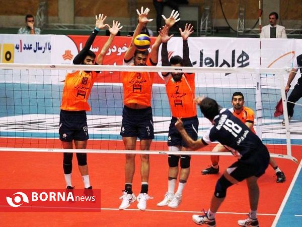 ديدار تیمهای والیبال سايپا- صالحين ورامين