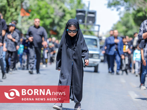 عزاداری مردم اراک در سالروز شهادت امام جعفر صادق(ع)