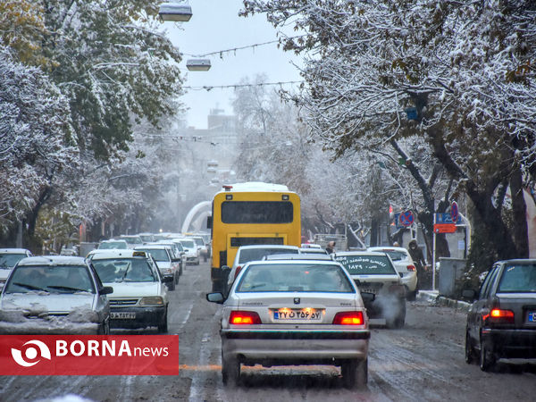 چهره زمستانی اراک در آخرین ماه پاییز