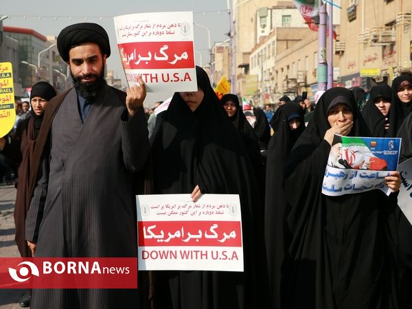 راهپیمایی حمایت از ولایت و اقتدار کشور - اهواز