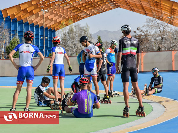 تمرین اسکیت بازان استان مرکزی با حضور جمعی از بازیکنان تیم ملی