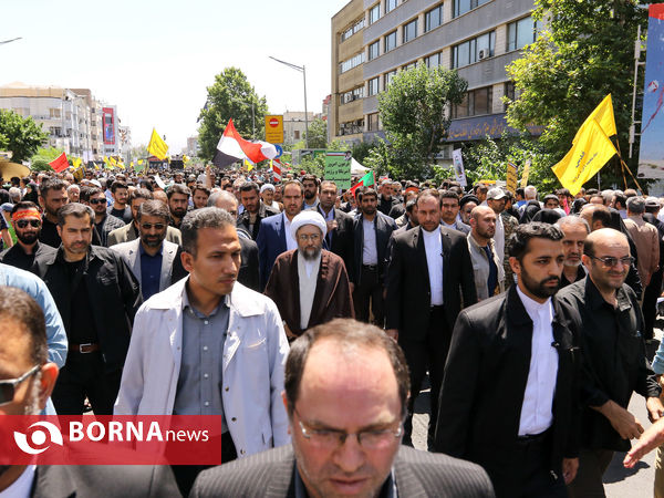 راهپیمایی روز جهانی قدس در تهران (۱)