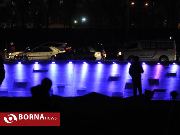 اجرای  نورپردازی سه بعدی ( ویدئو مپینگ ) به مناسبت اولین سالگرد درگذشتگان پرواز ۷۵۲ هواپیمایی اوکراین