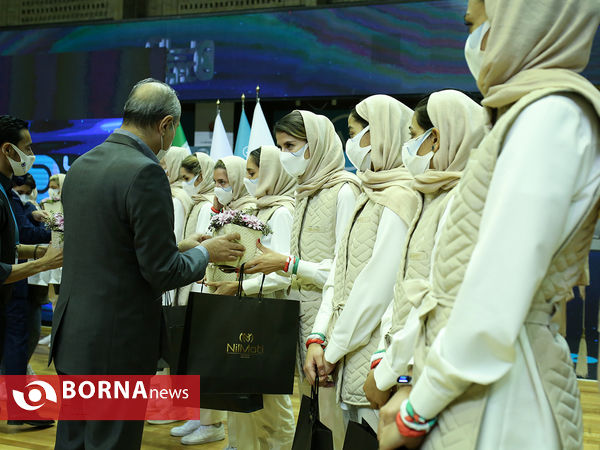 مراسم رونمایی از پیراهن تیم ملی بسکتبال بانوان